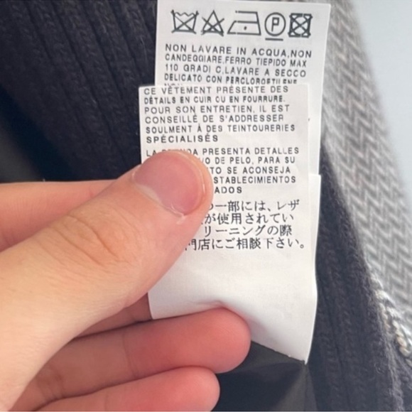 Max Mara lana virgin wool cashmere zipper jacket/blazer size 8 - Picture 6 of 10